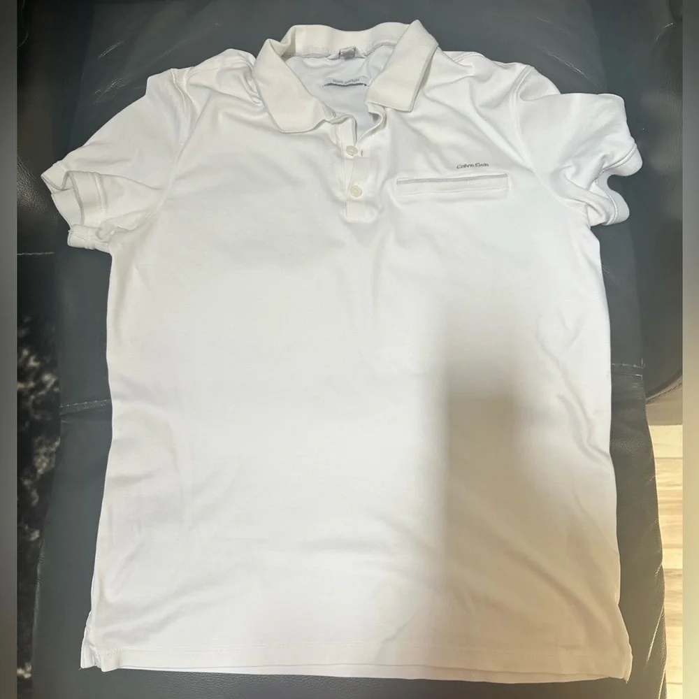 Two Calvin Klein Polo Shirts - Picture 2 of 7